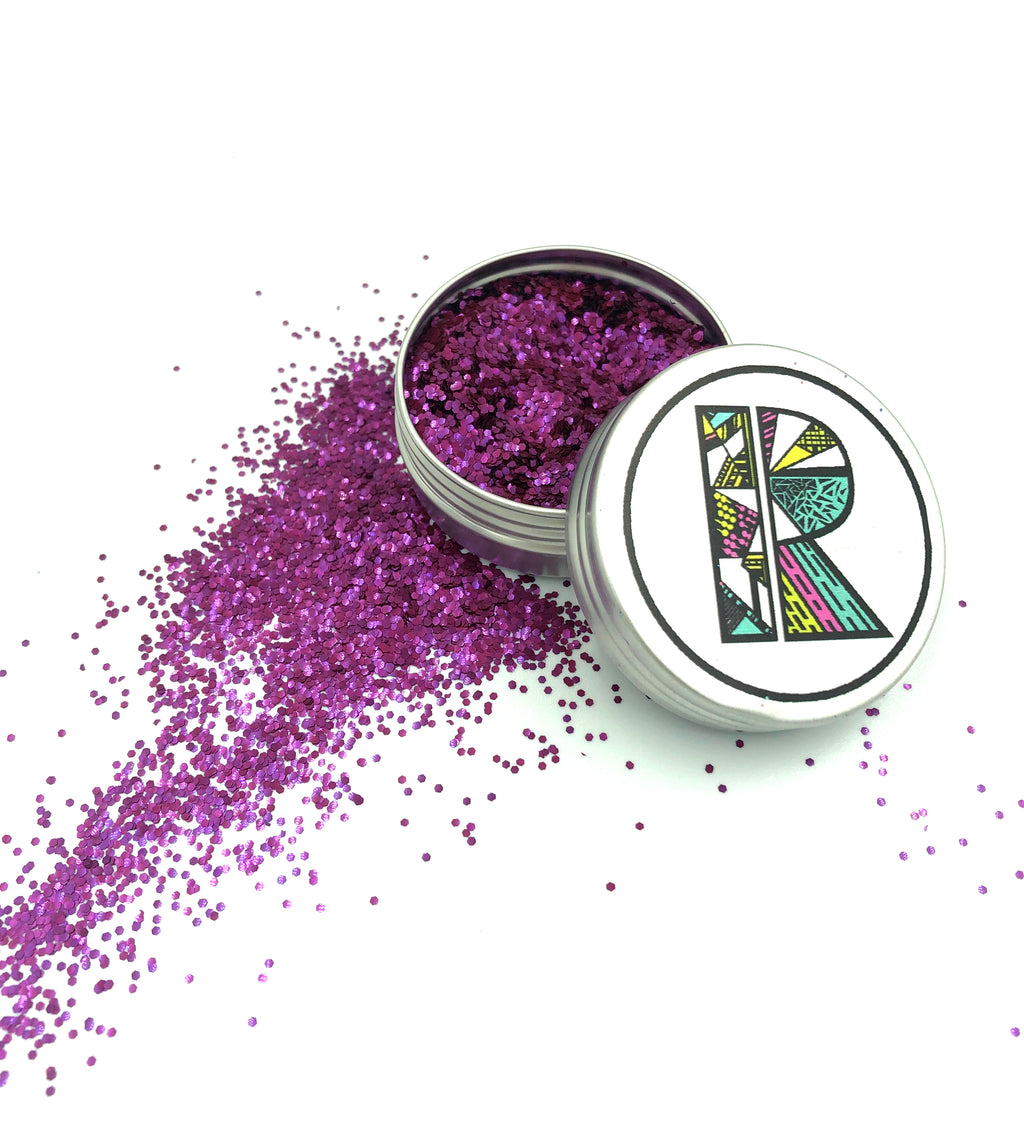 Fuchsia EcoGlitter - Biodegradable Cosmetic Glitter