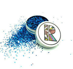 Ocean Blue EcoGlitter - Biodegradable Cosmetic Glitter
