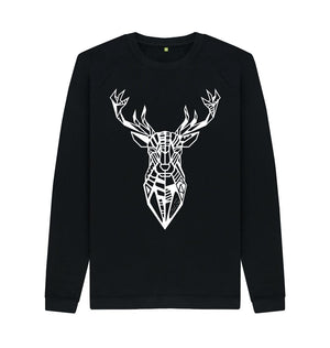 Black The Stag - Crew Neck