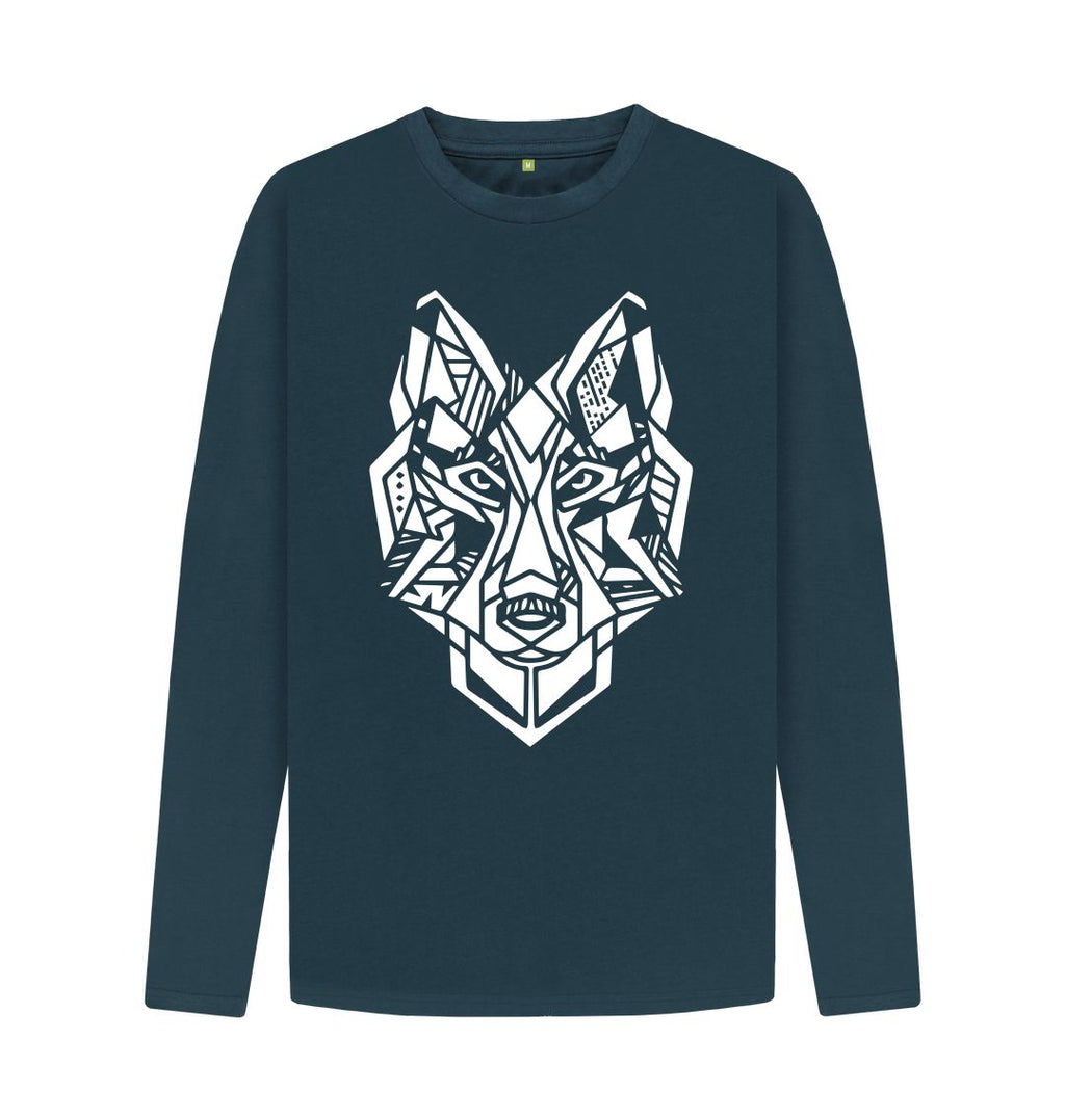 Denim Blue The Wolf - Long Sleeve Tee