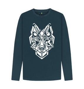 Denim Blue The Wolf - Long Sleeve Tee