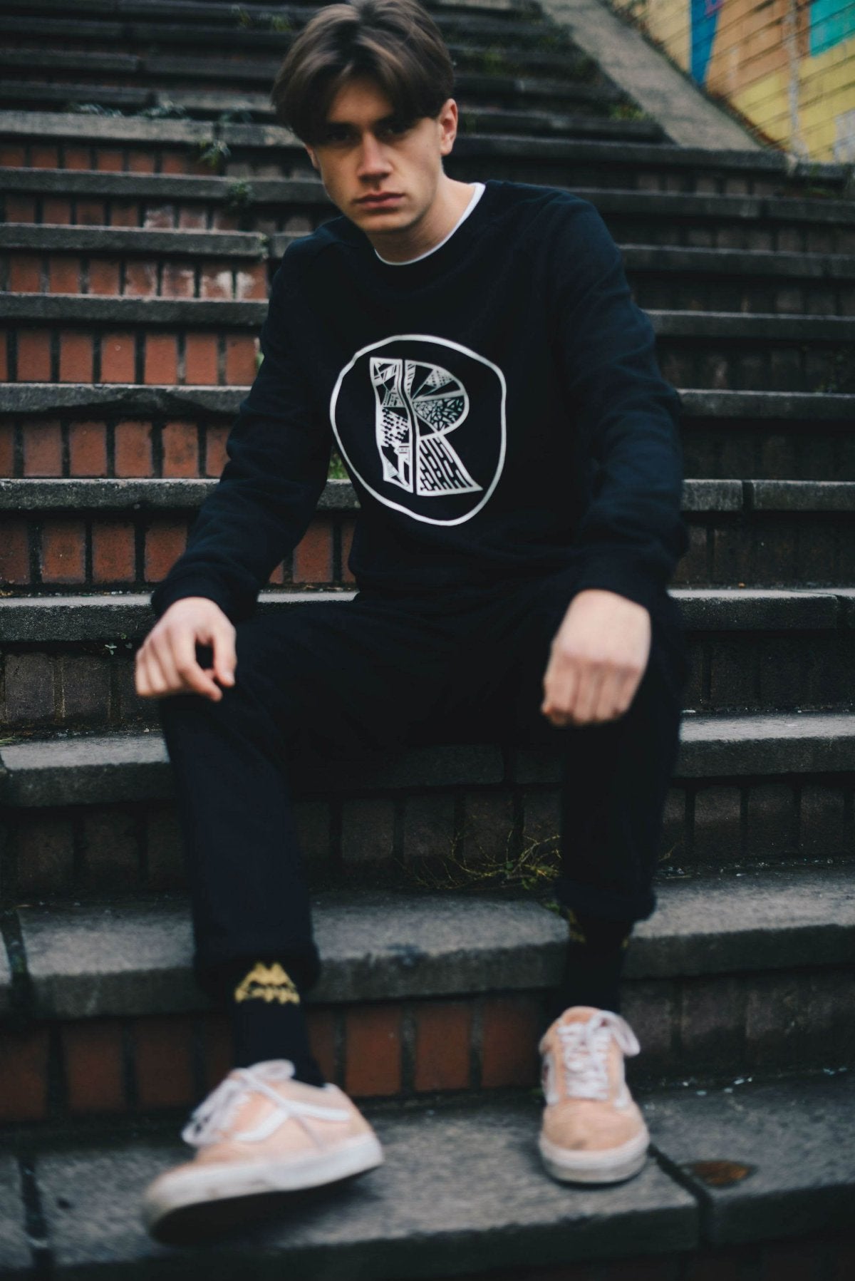 Large R Crew Neck