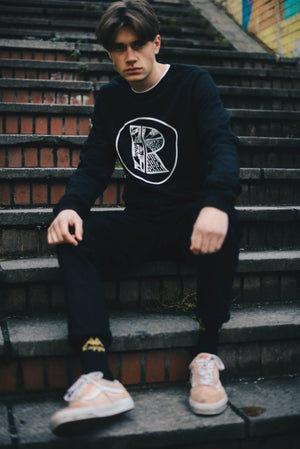 Large R Crew Neck