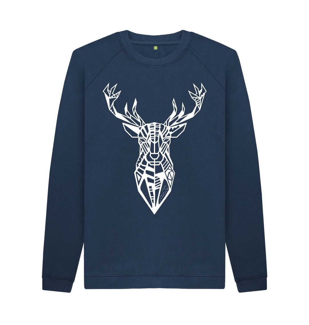 Navy Blue The Stag - Crew Neck