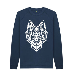 Navy Blue The Wolf - Crew Neck